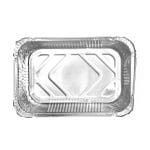 Aluminium containers 901 ml, 201x136x50 mm, L-shaped edge, 100 pcs. - Image 2