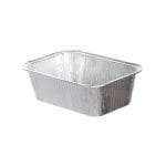 Aluminium containers 520 ml, 159 x 109 x 48 mm, edge shape G, 100 pcs.