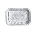 Aluminium containers 520 ml, 159 x 109 x 48 mm, edge shape G, 100 pcs. - Image 2