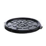 PET cake boxes, Ø220 mm, black, 156 pcs.