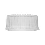 Dangteliai tortų padams, PET, Ø260/100mm, skaidrūs, 100vnt.