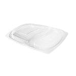 Dangteliai indeliai, PP, 260x185mm, dviejų skyrių, skaidrūs, 100vnt.