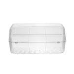 Indeliai konditerijos gaminiams, PET, 197x117x49/49 mm, su atlenkiamu dangteliu, skaidrūs, 50 vnt.