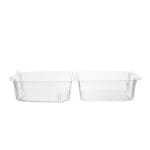 Indeliai konditerijos gaminiams, PET, 197x117x49/49 mm, su atlenkiamu dangteliu, skaidrūs, 50 vnt. - Image 2