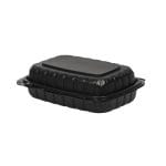 Boxes with PP lids, 230×160×70 mm, 100 pcs., black - Image 2