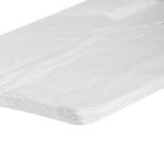 Maišeliai su rankenėlėmis 160+120x300 mm, 6 µm, baltos sp., HDPE, pakuotėje 100 vnt. - Image 3