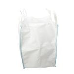 Polipropileninis didmaišis 95x95x130 cm, 4 kilpos, baltos sp., atviras viršus, uždaras dugnas.