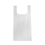 Maišeliai su rankenėlėmis 21+11x45cm, 9µm, skaidrūs, HDPE, rulone 500vnt. - Image 2