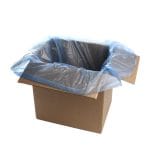 Box bags 60+45x65cm, 16μm, blue, HDPE, in packs of 60. - Image 2