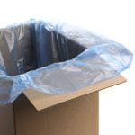 Box bags 60+45x65cm, 16μm, blue, HDPE, in packs of 60. - Image 4