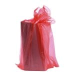 Maišeliai be rankenėlių 80x120cm, 14µm, raudonos sp., HDPE, pakuotėje 50 vnt. - Image 2