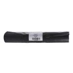 Garbage bags 65x100cm, 75L black, 30µm, LDPE, in a roll of 25 pcs. - Image 3