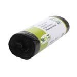 Šiukšlių maišai 52x64cm, 30l, juodos sp., 8µm, HDPE, rulone 20 vnt.