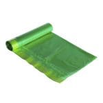 Šiukšlių maišai 62x76cm, užrišami, 50l, žalios sp., 30µm, LDPE, rulone 10 vnt. - Image 2