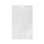 Sealable bags with zip-lock fasteners, 15x22cm, transparent, LDPE, in packs of 100.