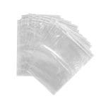 Sealable bags with zip-lock fasteners, 15x22cm, transparent, LDPE, in packs of 100. - Image 2