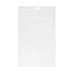 Sealable bags with zip-lock closure, 20x30cm, transparent, LDPE, in a pack of 100.