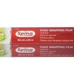 Maistinė plėvelė 30 cm x 20 m, SPINO, skaidri, PE - Image 2