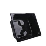 PP sealable containers 6300 ml 325 x 265 x 100 mm, black, 92 pcs. - Image 2