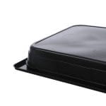 Indeliai PP užlydomi plėvele 3600ml, 325x265x50 mm, juodos sp., 100 vnt. - Image 2