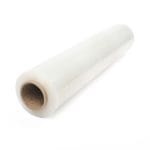 Plėvelė padėklų apvyniojimui rankiniu būdu 43 cm x 600 m, skaidri, 7 µm, iš anksto ištempta, LLDPE