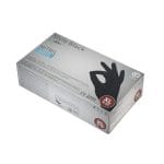 Nitrilinės pirštinės be pudros, XL dydis, juodos sp., pakuotėje 100 vnt. - Image 2