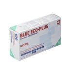 Nitrilinės pirštinės be pudros Eco Plus, L dydis, mėlynos sp. - Image 2