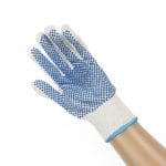 Gloves with rubber dots, cotton
