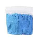 Kepuraitės SPINO vienkartinės, mėlynos sp., 52 cm, gofruotos, PP, pakuotėje 100 vnt. - Image 2