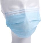 Disposable protective 3-layer face mask, pack of 50