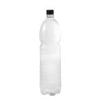 PET bottles (30% rPET) 1.5 l, neck Ø28 mm, transparent, round, in packs of 144. - Image 3