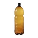 PET bottles (30% rPET) 2 l, neck Ø28 mm, brown, round, in packs of 112.