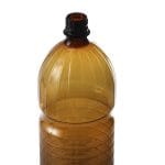 PET bottles (30% rPET) 2 l, neck Ø28 mm, brown, round, in packs of 112. - Image 2
