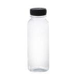 PET bottles (30% rPET) 330 ml, neck Ø38 mm, transparent, rectangular, in packs of 160. - Image 2