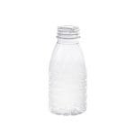PET bottles (30% rPET) 330 ml, neck Ø38 mm, transparent, round, in packs of 220.