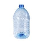 Plastic bottles 5L (ø48mm), blue, PET, in packs of 60.