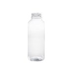 Buteliai PET (30% rPET) 500 ml, kaklelis Ø38mm, skaidrūs, stačiakampio formos, pakuotėje 104 vnt.