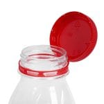 Non-detachable caps for bottles Ø38 mm, red