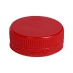 Non-detachable caps for bottles Ø38 mm, red - Image 2