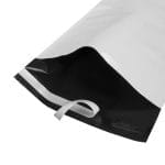 Parcel envelope (courier envelope), 175x225+50mm, 50 µm, 100 pcs, black and white, LDPE - Image 2