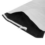 Parcel envelope (courier envelope), 400x500+50mm 50µm, 100 pcs, black and white, LDPE - Image 2