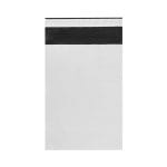 Parcel envelope (courier envelope), 190x255+50mm 50µm, 100 pcs, black and white, LDPE