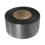 Strap 12 mm x 0.55 mm x 3000 m, PP, black