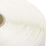 Braided textile strap 19 mm x 640 m, white - Image 2