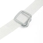 Braided textile strap 19 mm x 640 m, white - Image 4
