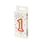 Sveces svētku "1", iepakojumā 1gab. - Image 2