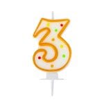Sveces svētku "3", iepakojumā 1gab.
