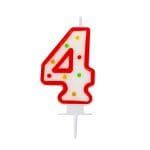 Sveces svētku "4", iepakojumā 1gab.