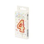 Sveces svētku "4", iepakojumā 1gab. - Image 2