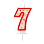 Sveces svētku "7", iepakojumā 1gab.